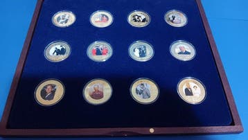 Verenigd Koninkrijk. Medal 2021, Prince Philip, Set of 12