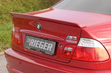 Rieger achterklepspoiler | 3-Serie E46: 02.98-12.01 (tot Fac, Verzenden