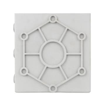 Zuiver Graphic Vaas Plat Grijs, Huis en Inrichting, Woonaccessoires | Vazen, Verzenden, Zo goed als nieuw, Grijs