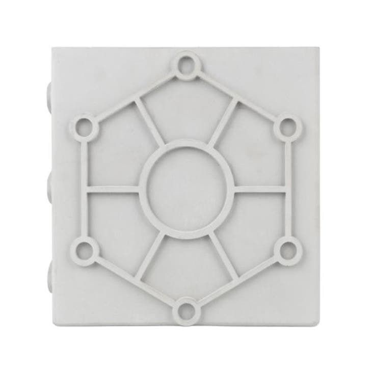 Zuiver Graphic Vaas Plat Grijs, Huis en Inrichting, Woonaccessoires | Vazen, Grijs, Zo goed als nieuw, Verzenden