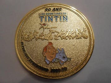 Tintin - 1 medaille - 2019, Nieuw
