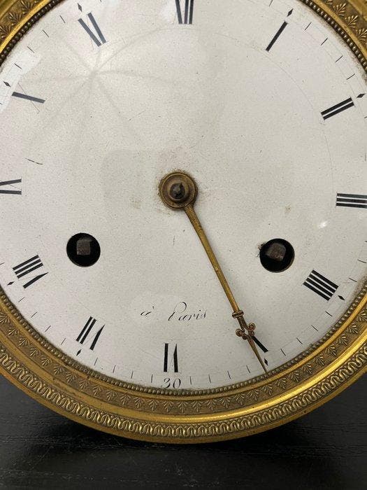 Klok - Koper - 1850-1900, Antiek en Kunst, Antiek | Klokken