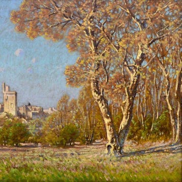 Léon Joubert (1851-1928) - Vue de la Tour Philippe le Bel à