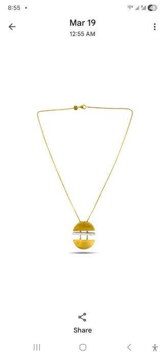 Other brand - Halsketting - 18 karaat Geel goud, Movado 18k, Bijoux, Sacs & Beauté, Colliers