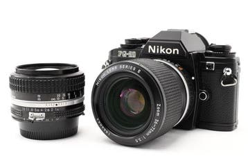 Nikon FG-20 + Nikkor 1.4/50mm + Series E 3.5/36-72mm