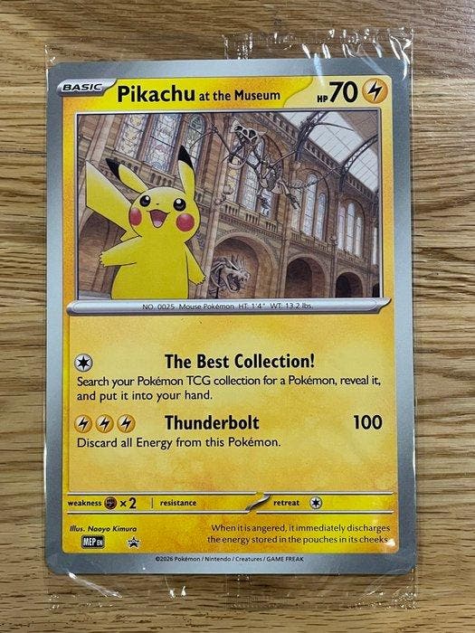 Pokémon - 1 Verzegelde kaart - Pikachu, Jumbo Card Promo, Hobby en Vrije tijd, Verzamelkaartspellen | Pokémon