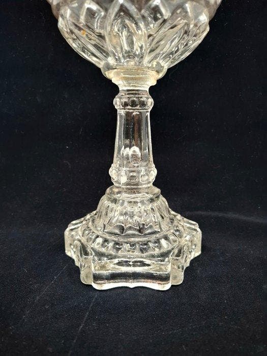 Brevete L&B - Joseph Lempereur & Lambert Bernard - Olielamp, Antiquités & Art, Antiquités | Verre & Cristal