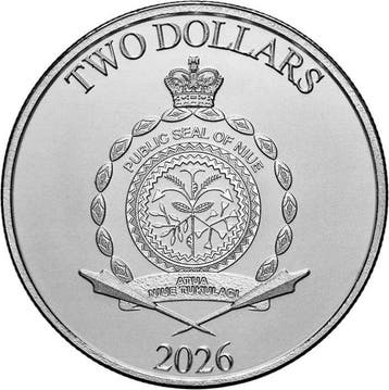 1 Troy Ounce - Argent .999 - Star Wars Darth Vader 2026 -, Postzegels en Munten