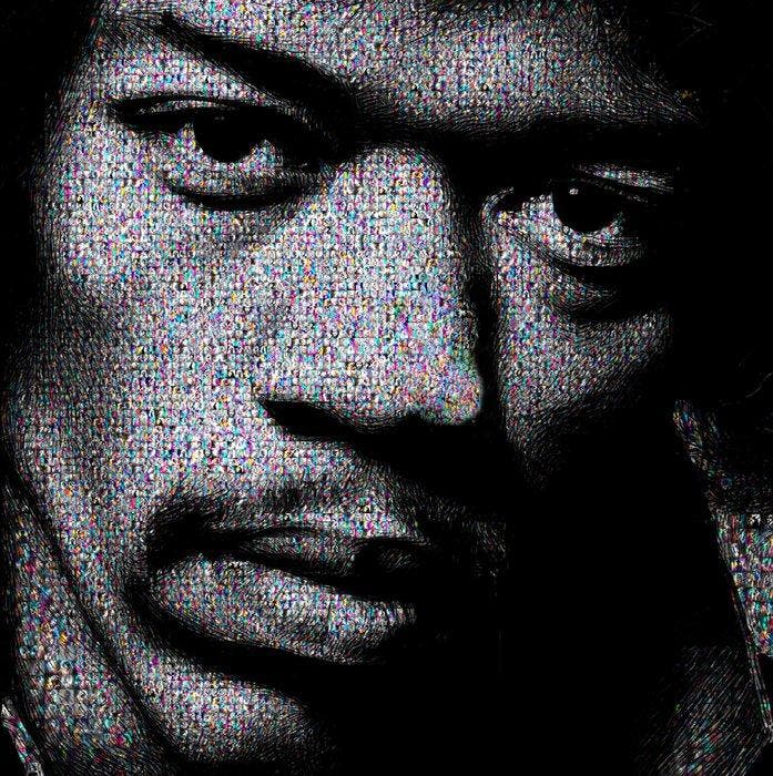 David Law - Psychedelic Guitar Wizard II (Jimi Hendrix) -, Antiek en Kunst, Kunst | Designobjecten