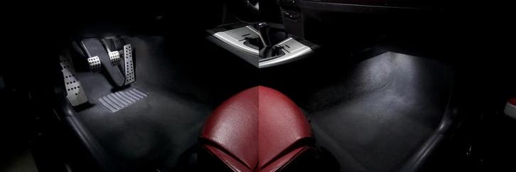 LED Verlichtingsset Voetenruimte Wit voor BMW, Autos : Divers, Tuning & Styling, Enlèvement ou Envoi
