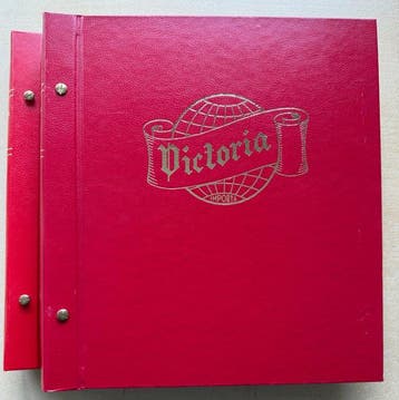 Wereld 1941/1990 - Dieren in 2 Victoria Albums Asia, Gestempeld
