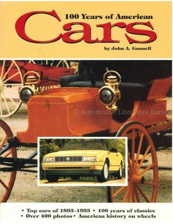 100 YEARS OF AMERICAN CARS (TOP CARS OF 1893-1993, 100