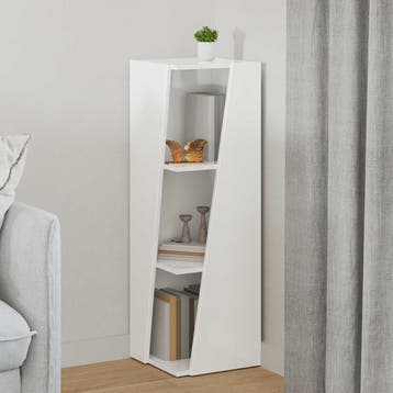vidaXL Zijplank 33 x 32 x 100,5 cm Bewerkt hout Hoogglans, Verzenden, Nieuw