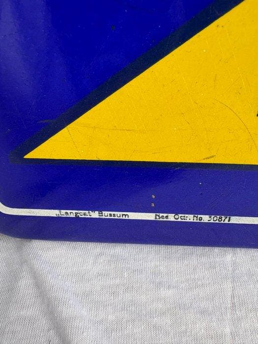 ANWB - Zeer zeldzaam vooroorlogs ANWB emaille erkenningsbord, Antiquités & Art, Antiquités | Assiettes décoratives & Carrelages