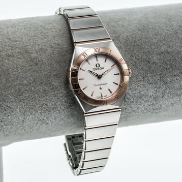 OMEGA - 25 mm, stainless steel – Sedna gold on stainless, Nieuw