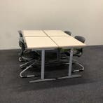 complete schoolset 4 stuks tafels + 4 stuks stoelen, merk, Gebruikt, Grijs, Eén