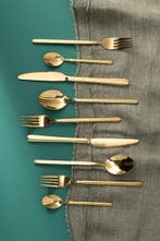 Ménagère (24) - acier inoxydable - Or -