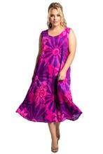 Luna jurk lois ronde hals44-52Maat 42/44 (L), Verzenden, Nieuw, Maat 42/44 (L), Overige kleuren