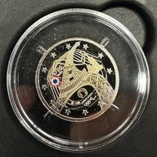 France. 2 Euro 2024 La Tour Eiffel Danse Proof (Sans prix