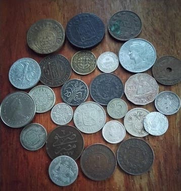 Wereld. Collection of coins incl. silver 1612 1 Dreipölker -