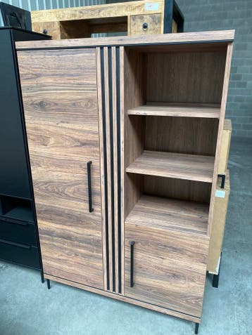 Gianlucca bergkast, kleur seesham, Nieuw, Overige materialen, Met deur(en)