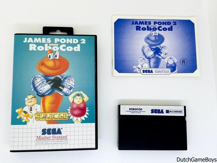 Sega Master System - James Pond 2 - Codename Robocod, Games en Spelcomputers, Games | Sega, Gebruikt, Verzenden