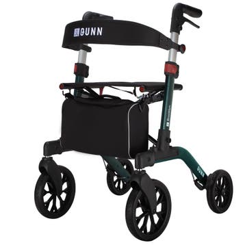 Qunn Brooklyn rollator met softwielen - Groen, Ophalen of Verzenden, Nieuw