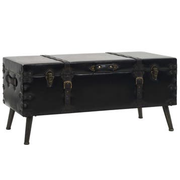 vidaXL Salontafel 102x51x48 cm MDF en staal, Verzenden, Nieuw