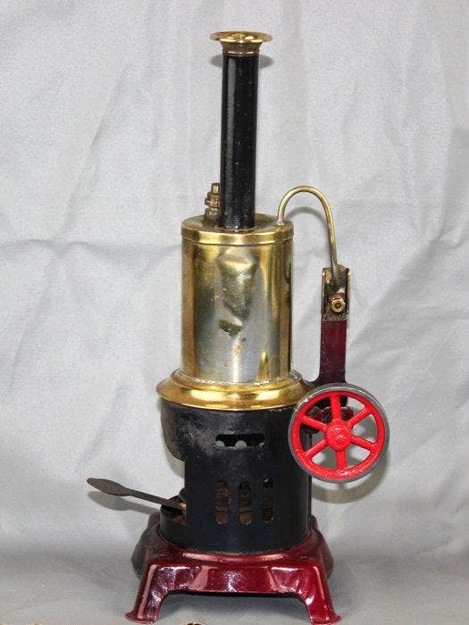 Stoommachine - Ernst Plank - Messing, Staal - 1920-1930 -, Antiek en Kunst, Antiek | Speelgoed