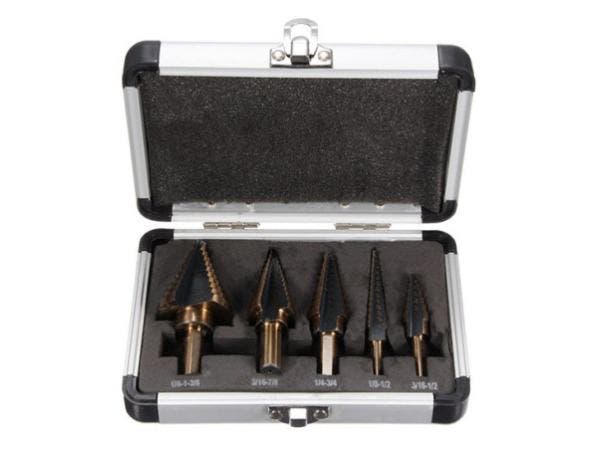 Veiling -  Stappenboor Set 5-delig Titanium Coated, Bricolage & Construction, Outillage | Foreuses