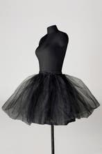 Zwarte Petticoat Rok Tule Tutu Black Swan Steampunk Zwart L, Kleding | Dames, Ophalen of Verzenden, Nieuw