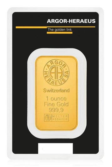 1 Troy Ounce - Goud .999 - Argor-Heraeus Kinebar - Verzegeld
