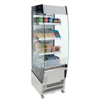 Wandkoeling | RVS/Zwart | +2°C/+10°C | Geforceerd | 4, Verzenden, Nieuw in verpakking