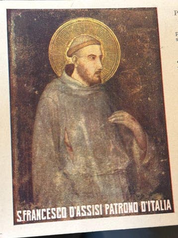 Italie - Carte postale militaire de propagande en franchise,