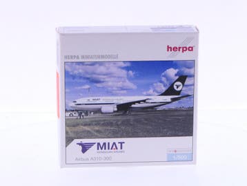 Schaal 1:500 Herpa 501156 MIAT Mongolian Airlines Airbus..., Ophalen of Verzenden, Gebruikt