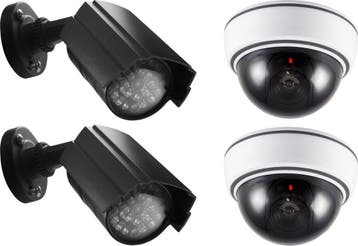 Alecto DC-KIT - Dummy Cameras 4 stuks - Diefstal Preventie, Verzenden, Nieuw