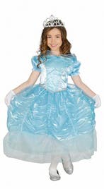 Prinsessen Jurk Blauw Kind, Verzenden, Nieuw