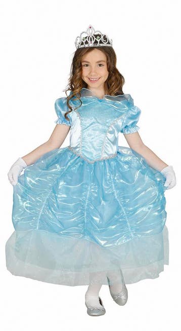 Prinsessen Jurk Blauw Kind, Verzenden, Nieuw
