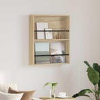 vidaXL Tijdschriftenrek Sonoma Eik 60 x 12 x 70 cm Bewerkt, Verzenden, Nieuw