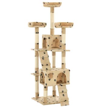 vidaXL Kattenkrabpaal met sisal krabpalen 170 cm, Verzenden