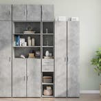 vidaXL Opbergkast smal 30x42,5x225 cm bewerkt hout, Verzenden, Nieuw
