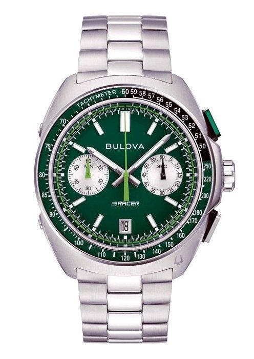 Bulova - Chrono SPORT RACER STEEL - Special Edition 2026 -, Handtassen en Accessoires, Horloges | Heren