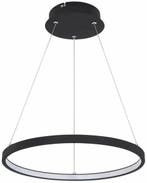 2dekans | LED hanglamp met enkele ring | Ø 38,5cm | Zwart |, Huis en Inrichting, Ophalen of Verzenden, Nieuw