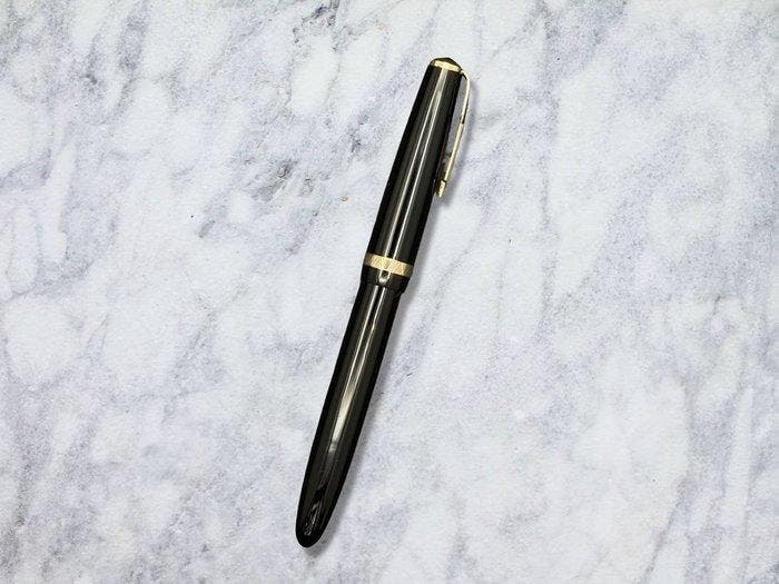 Parker - Slimfold Gloss Black GT - 14K Gold Nib (Size 5) -, Collections, Stylos