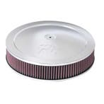 K&N luchtfilter rond - 130mm aansluiting, 356mm diameter, 70, Verzenden