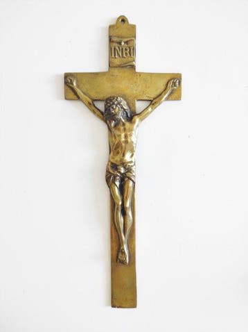 Crucifix (3) - Bronze, Laiton - 1850-1900