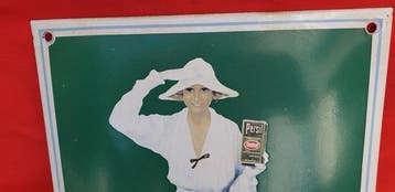 Aus großer Sammlung - Persil la femme blanche - Enseigne en, Antiek en Kunst
