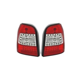 Feux Arrière Led Pour Audi A4 B5 Avant 95-01 Rouge Chromé, Verzenden