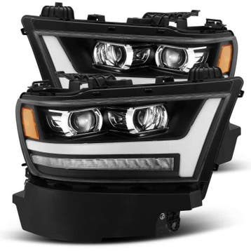 AlphaRex 19-20 Dodge Ram 1500 LUXX LED Proj Headlights Plnk, Auto-onderdelen, Verlichting, Ophalen of Verzenden, Nieuw
