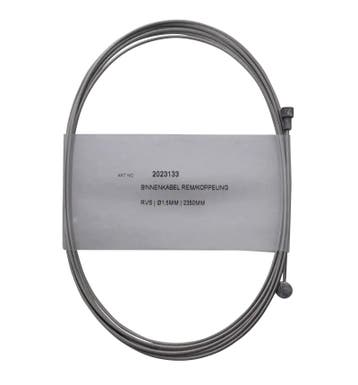 Binnenkabel RVS rem/koppeling Ø1.5mm met 2 nippels L=2.350mm, Verzenden, Nieuw